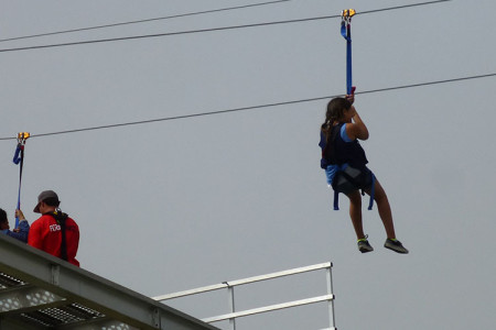Zip Line was Zapping