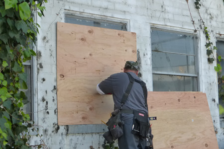 Yard Gets Boarded