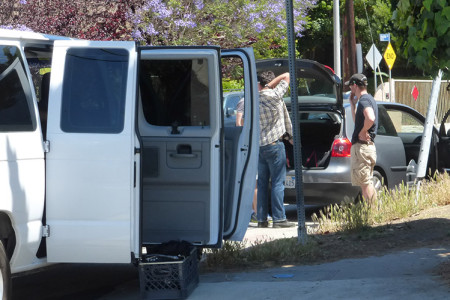 Production Crews Suddenly Take All Parking