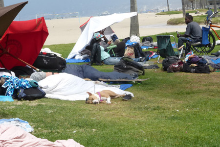 Encampments at the Beach