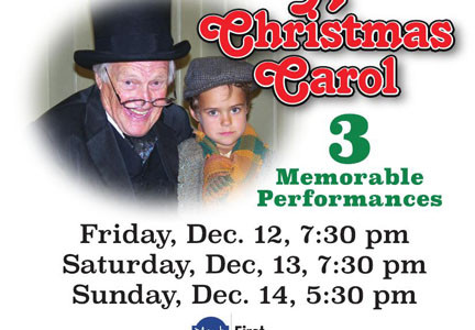 “A Christmas Carol” Starts 12 December