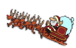 Santa Sleigh Stops