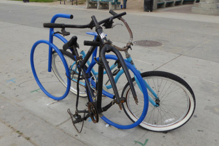 Bike Racks Starting to Get Use