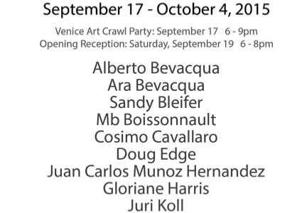 Venice Art Crawl Party, Reception, Showing