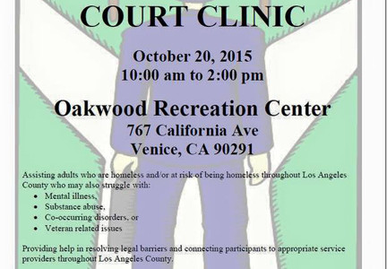 First Homeless Court Clinic, 20 October