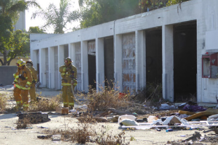 City Maintenance Yard Has Fire