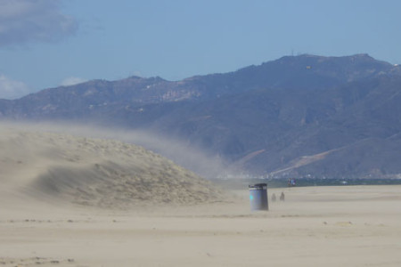 The halo is sand … when it is windy,...