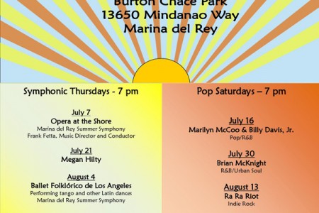 Marina del Rey Summer Concert Series Starts...