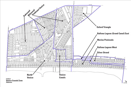 What are Venice Coastal Subareas?