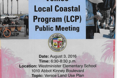 Local Coastal Plan Meet, 3 August