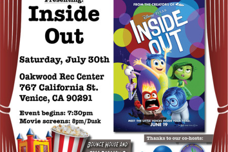 Oakwood Free Movies Start Saturday, 30 July
