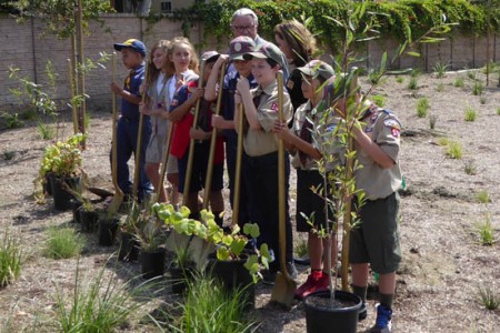 Knabbe Speaks at Oxford Retention Basin Opening