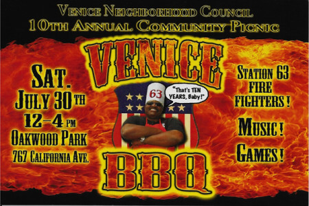 VNC’s Venice BBQ, 30 July