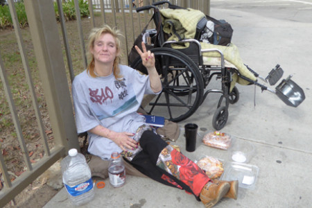 Homeless on Rose at 3rd