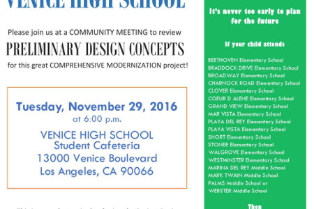 Review Plans for Modernizing Venice High...