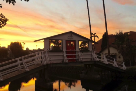Canal Bridge Lights Go On, As Did Party