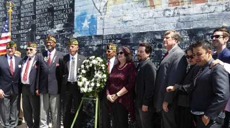 Memorial Wall Restoration Has Kick-Off Ceremony
