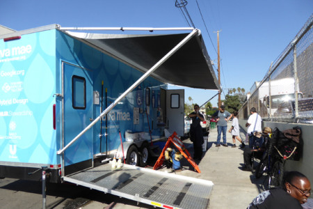 Lava Mae on 3rd Ave Can Do 30 Showers;  Hard...