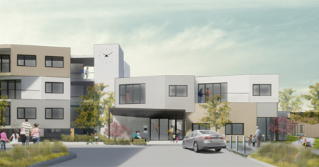 TSA Unveils 98-Unit Homeless Complex for...