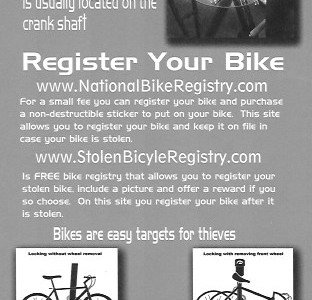 Register Your Bikes!