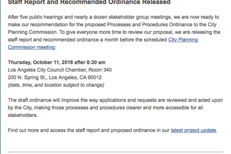 ReCode LA to Show Plan to City Planning Commission,...
