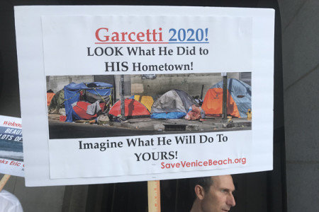 Save Venice Protests at City Hall; Sherman...