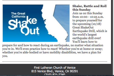 Prepare for Earthquake Day