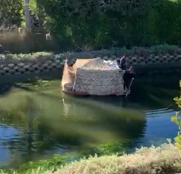 Homeless Encampment Floating Carelessly in...