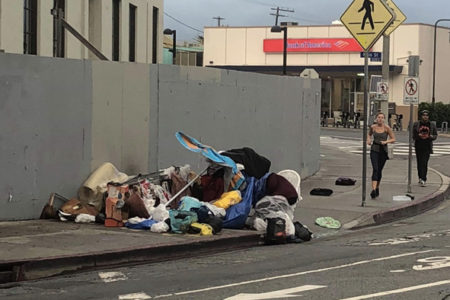 Encampment Turns to Trash; Use MYLA311