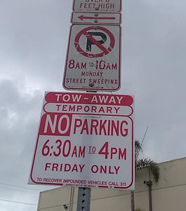 “No Parking” Signs Up on 3rd...