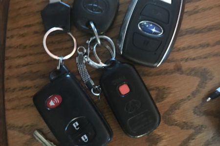 Man Dumps Bunch of Car Keys in Alley