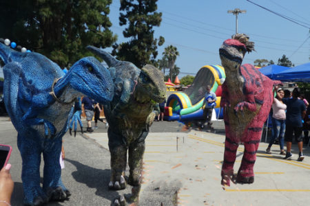 LAPD Stands for Those Fallen at Pancake Breakfast