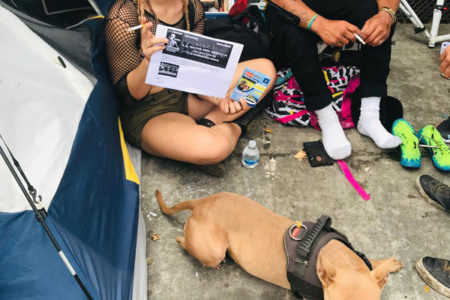 Rick Swinger Passes Out Flea Collars for...