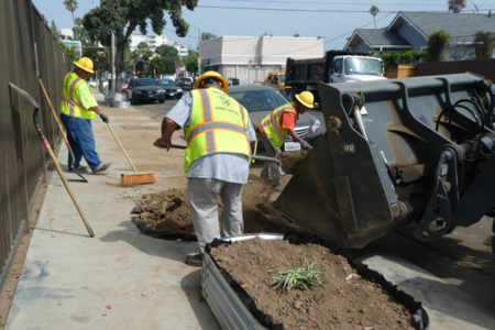 Planters Removed by Street Services Wednesday...