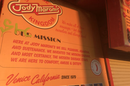 Swinger Gets the Last Dog at Jody Maroni’s