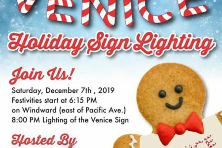Eighth Annual Venice Sign Lighting Saturday,...