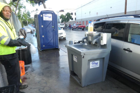 Toilets, Hand Washing Station, and Showers...